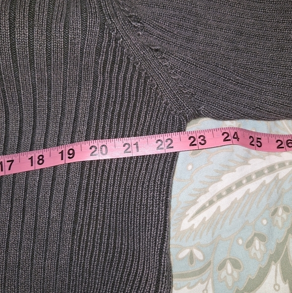 A Structure men's long sleeve ribbed 100% cotton sweater in a size large. - Picture 6 of 7